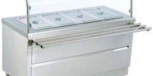 HOT BAIN MARIE WITH SNEEZE GUARD