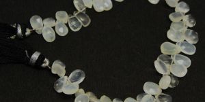 White Moonstone Beads