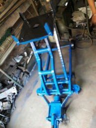 HYDRAULIC GEARBOX JACK TROLLEY