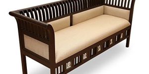 3 Seater Wooden Sofa