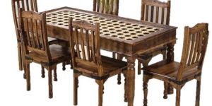 6 Seater Wooden Dining Table