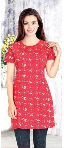 Ladies Half Sleeve Night Suit