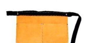 Split Leather Nail Bag