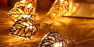 5 Meter Metal Tree Leaf Shape Decorative LED Light
