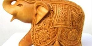 Wooden Handicraft Elephant Statue