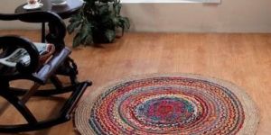 Designer Round Jute Rug
