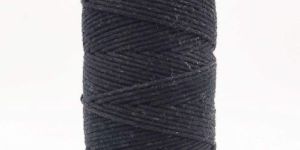 100mtr Jewelry Making Black Cotton Threads