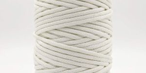 100mtr White Braided Macrame PP Knot Threads