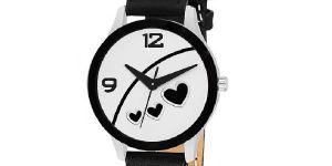 Black Heart Flower Watch For Women - L18