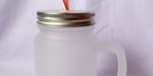 Frosted Mason Jar