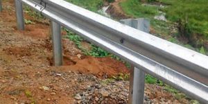 W Beam Crash Barrier