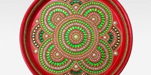 Handcrafted Decorative Puja Plate
