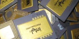 Ceramic Processor Gold CPU Scrap