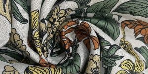 Printed Linen Fabric