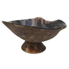 Home Natural Buffalo Horn Bowl