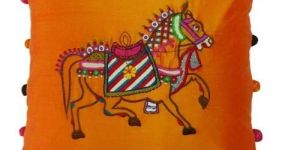 Embroidered Cushion Cover