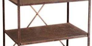 Iron and Wooden Bookshelf