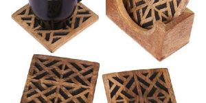 Wooden Coaster Set