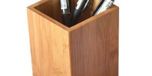 Wooden Pen Holder