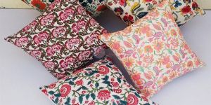 Block Print Cushion Cover