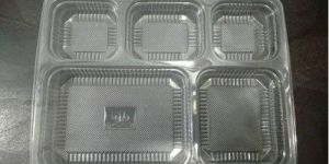 5 Partition Dinner Plastic Plates