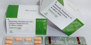 Nimesulide, Phenylephrine HCL, Cetirizine Dihydrochloride and Caffeine Tablets