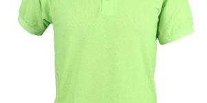Men Neon Green Polo T Shirt