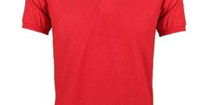 Men Red Polo T Shirt