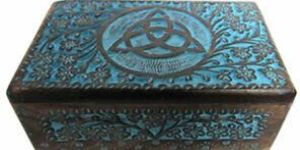 Wooden Carved Jewellery Box