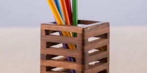 Wooden Pen Holder