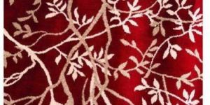 Autumn Maroon Silk Carpet