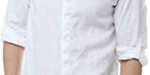 Mens White Cotton Shirts