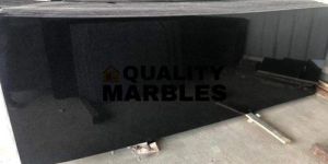 Jet Black Granite Slab