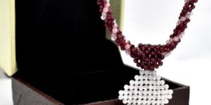 Rose Quartz & Garnet Necklace