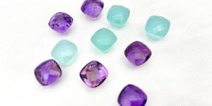 Square Chalcedony Gemstone