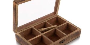 Wooden Spice Box