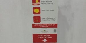 Foot Press Sanitizer Dispenser