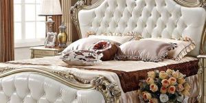 Wooden Maharaja Bed