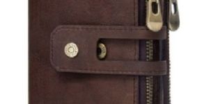 Leather Mens Trifold Wallet