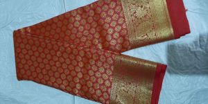 Self Brocade Art Silk Saree