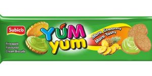 Pineapple Yum Yum Cream Biscuits