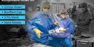 ZSA Hospital Disposable Mask Bouffant Cap