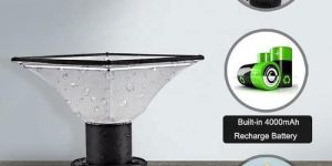 Solar Gate Pillar Light