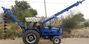 Hydraulic Post Hole Digger Tractor Crane