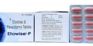 ETODOLAC AND PARACETAMOL TABLETS