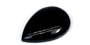 Black Jet Pear Semi Precious Stone