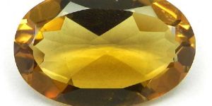 Cognac Quartz Semi Precious Stone