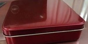 Square Tin Container