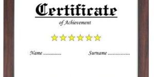 Certificate Frame