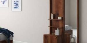 Dressing Table with Pouffe